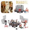Interactive Wrestler Toy Set Diy Assembly And Static Model Perfect For Children