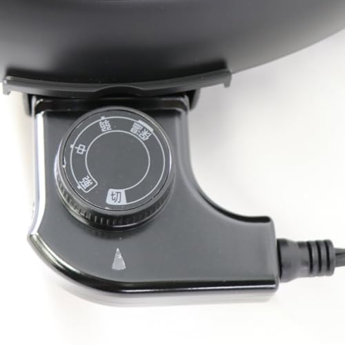 TokyoDeco Electric Grill Pot with Single Plate, Detachable Deep Pot, Serves 1-2 People, 7.5cm Deep Pot, 1000W [Includes Detachable Deep Pot], Stepless