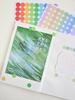 Colorful Self-Adhesive Numbered Dot Stickers for Kids - Round Index Labels for Kindergarten