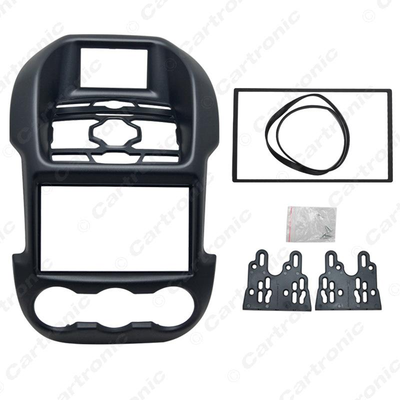 Ford Ranger Premium 2DIN Audio-Visual Mod Frame: Double DIN Car Audio DVD Panel Bracket