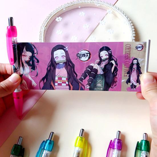 

Шариковая ручка с рисунком аниме, пластиковый убийца демонов, студенческие офисные канцелярские принадлежности, подарок