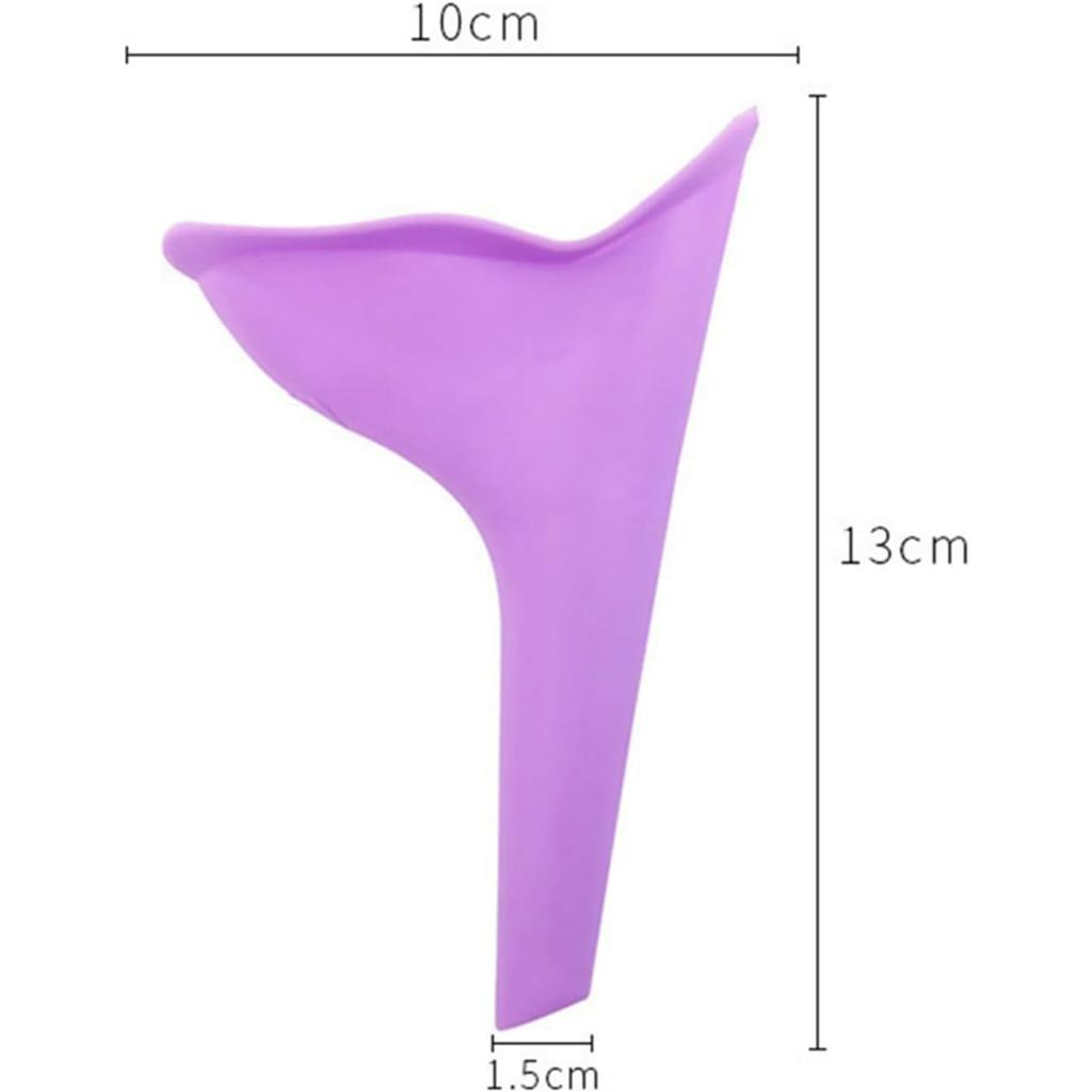 Damenurinal für Frauen, Tragbares Urinationsgerät Urintrichter für Reisen, Camping, Wandern und Outdoor-Aktivitäten, Lila, Rosa, Orange Außenurinal