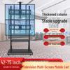 Oushuomai 32-75 Inch Dual Screen Mobile TV Stand