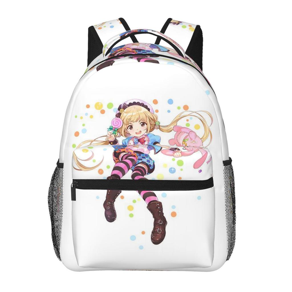 If You Work You Lose Anzu Futaba Version The Idolm Ster Cinderella Girls Backpacks Bookbag School Bags Rucksack Shoulder Bag