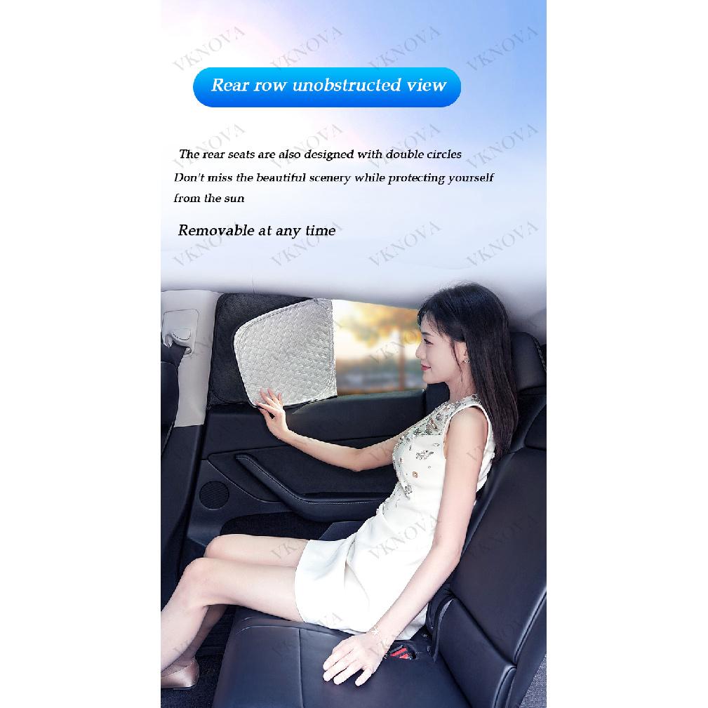 For Tesla Model YL 3 Y Juniper Highland 2025-2017 Upgraded Sunshade Side Window Shade Cover Windshield Sun Visor Privacy CampingWindshield Sunshades