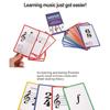Musikerziehungskarten Lernwerkzeug Klavierakkorde Lernkarten Klaviernoten Theorie Lernkarten für Anfänger Langlebig