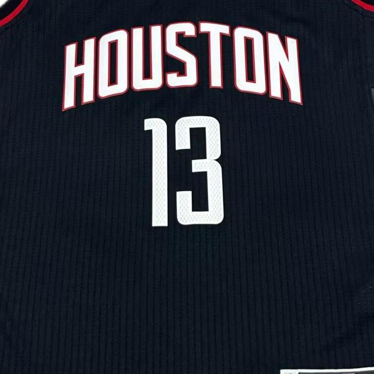 adidas X NBA Collaboration Harden Houston Rockets 13 Casual Comfortable Soft Pullover Basketball Jersey Unisex Jersey Black 7470A-3KH-K92072