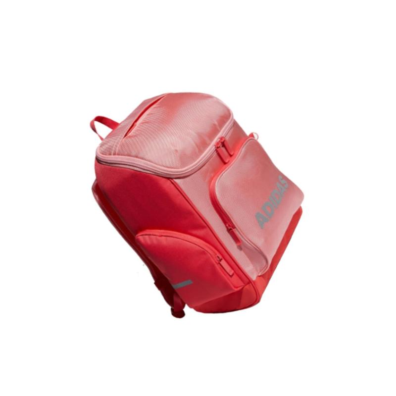 Adidas Polyester Backpack Regular Unisex Orange Red Adidas FM6828