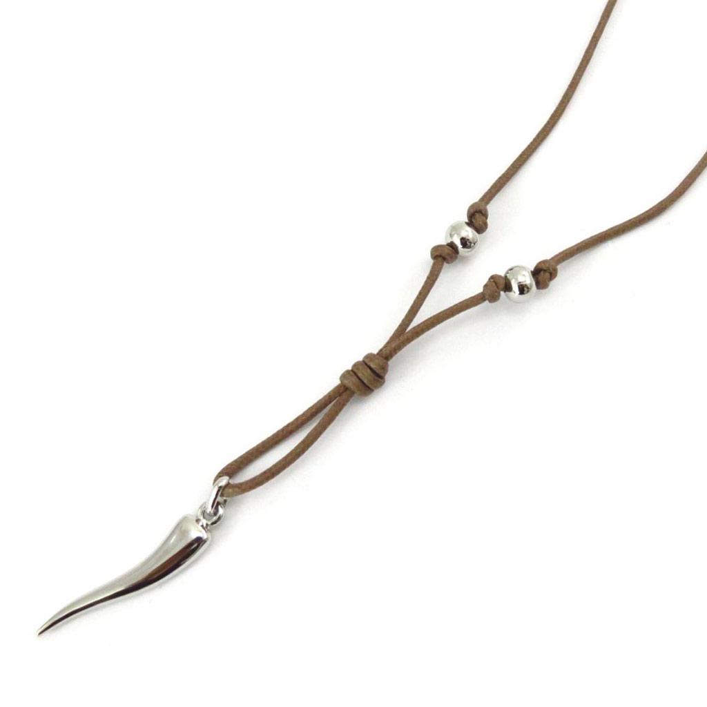 Les Trésors De Lily [J6959] - Collier 'Kilimanjaro' marron argenté