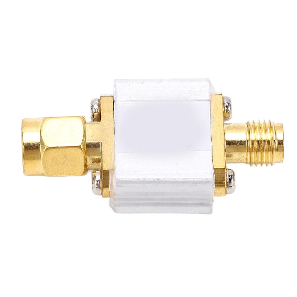 868MHz Bandpass Filter Aluminum Alloy Shell SAW Band Pass Filter with SMA M SMA F Interface for RFID Receiver 4MHz