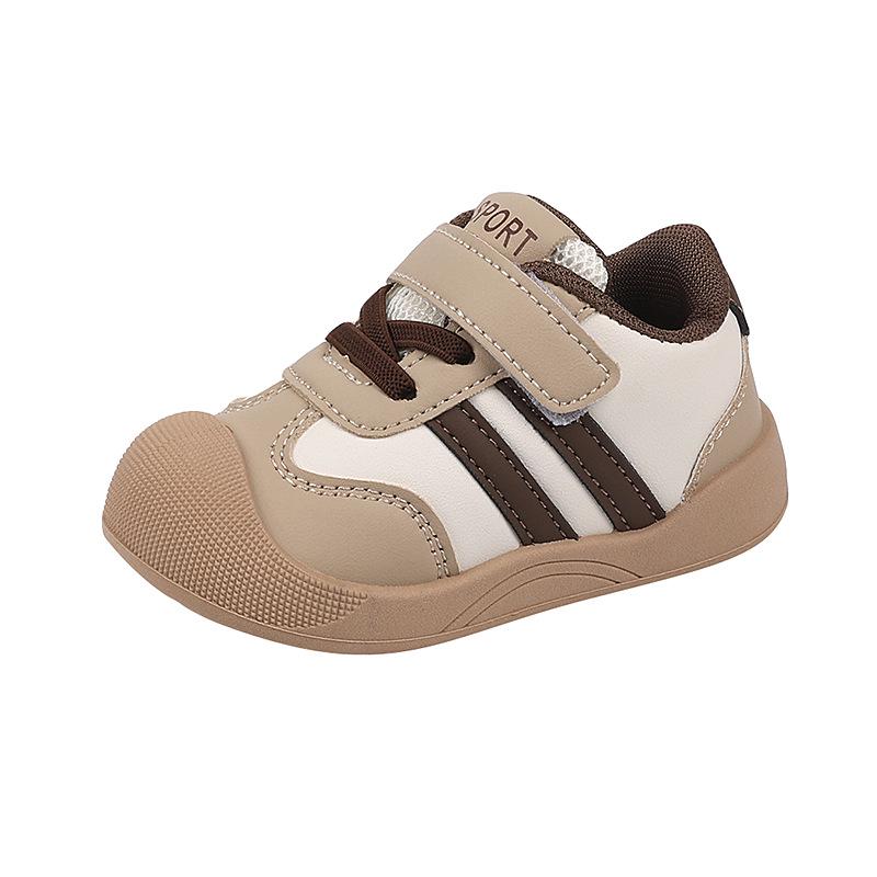 2025 Spring/Autumn Soft Sole Baby Walking Shoes for Boys & Girls (0-2 Years) - Anti-Kick, Casual Sneakers