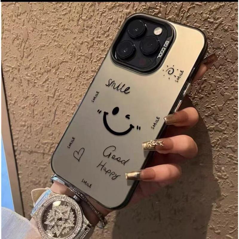 The New Fashionable Smiley Face Is Suitable for Iphone16 Mobile Phone Case Apple 15promax/14 Anti-drop 13pro12 Trend