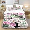 3 stuks Magische Boze Heks Beddengoed Set Chipless Print Meerdere Maten Beddengoed Decoratie Comfortabel En Warm Machine Wasbaar
