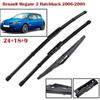 24"+18"+9" Front & Rear Wiper Blades for Renault Megane 2, Megane 2 Coupe, Scenic 2, Grand Scenic 2, Clio 3