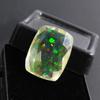 13.55 Ct Lab Created Opal Cushion Certified Fabulous Loose Gemstone