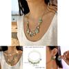 Nautical Sea Star Jewelry Collection With Layered Chain And Shell Accents For Womens Chic Look