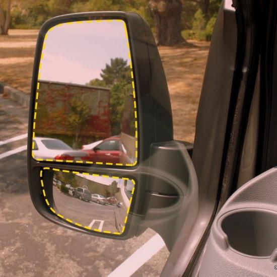 Mirror Glass Lower Convex Driver Side LH For Ford Transit 150 250 350 2015-