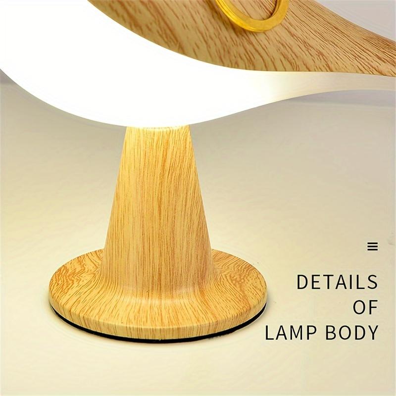 1pc Rechargeable Cute Bird LED Desk Lamp with Three-Level Adjustable Brightness, Aromatherapy Function, and Touch Control