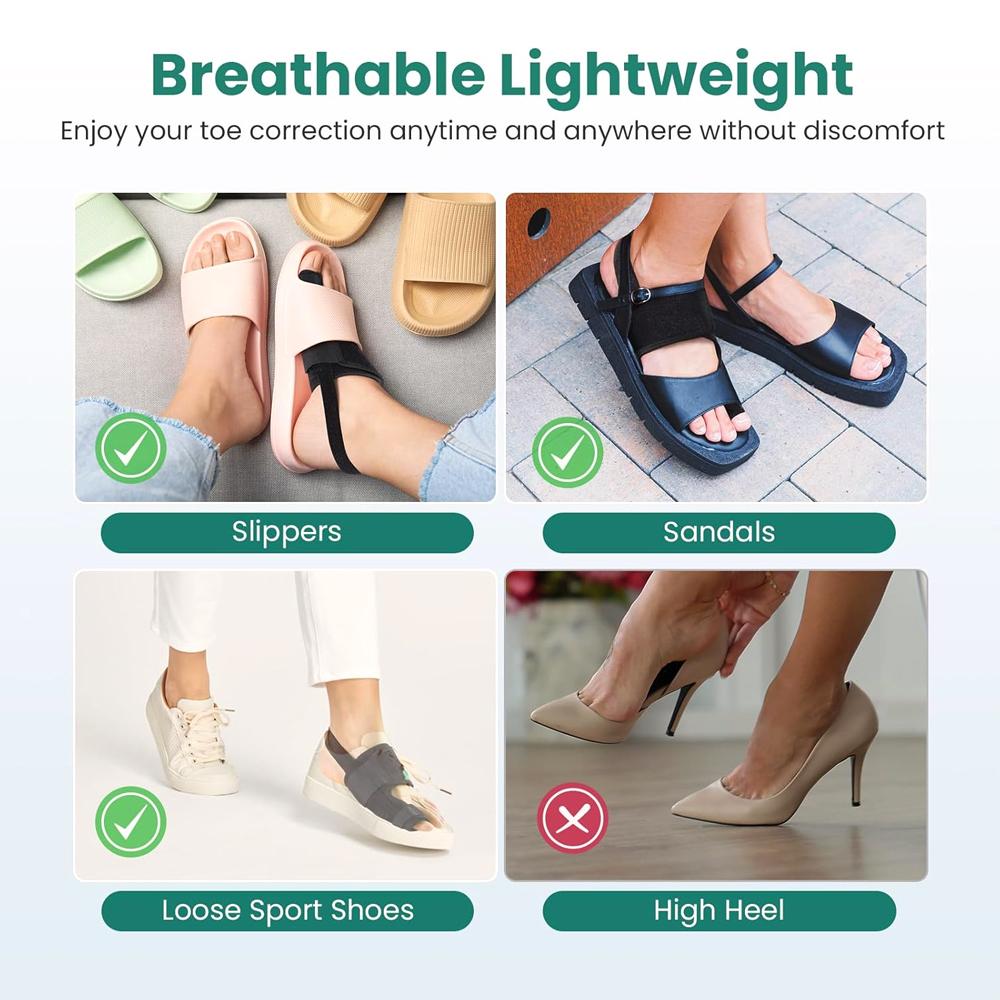 1Pc Adjustable Bunion Corrector For Women Men Big Toe Straightener Hallux Valgus Support Brace