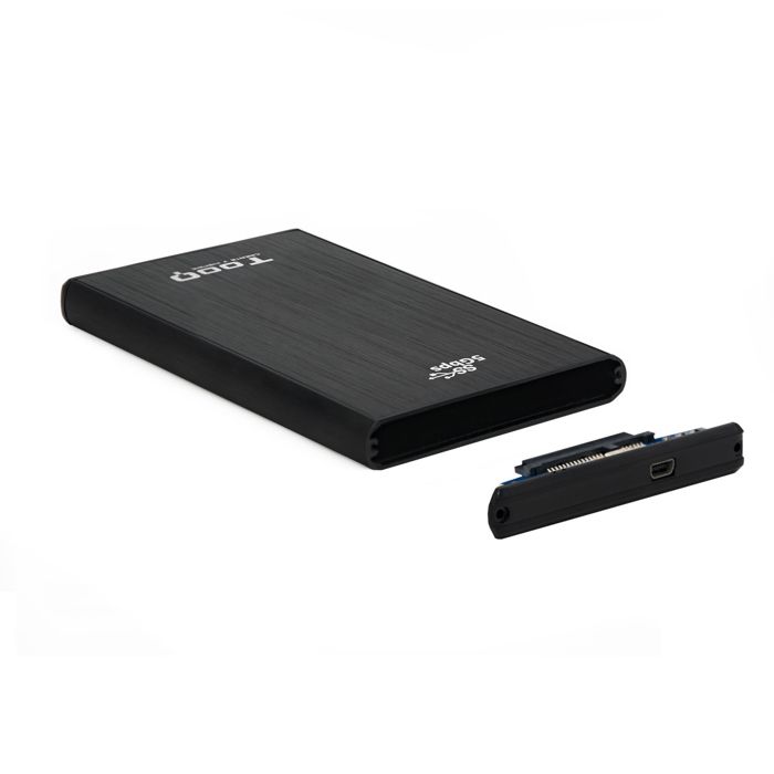 Boîtier Externe TooQ AAACET0181 TQE-2522B HD 2.5'' SATA III-USB 3.0 FAT32 / NTFS / eXT2 / HFS Noir