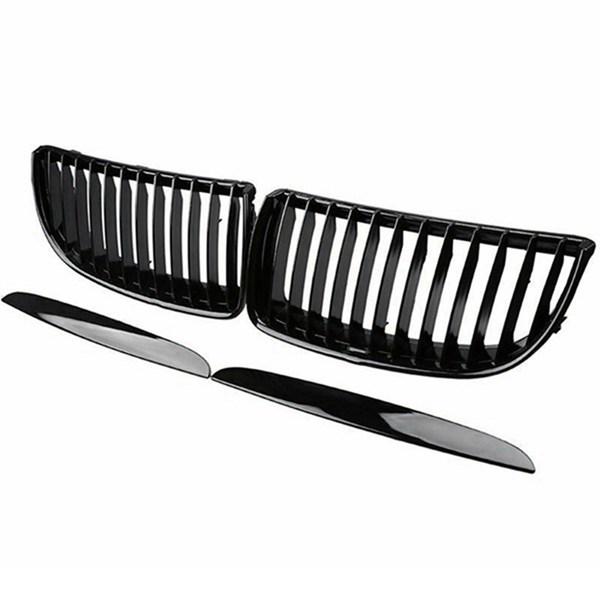 1 Pair Compatible with 2005-2009 BMW 3 Series E90/E91 Kidney Grille