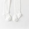 DAVE & BELLA Girls' White Summer Thin Knit Tights