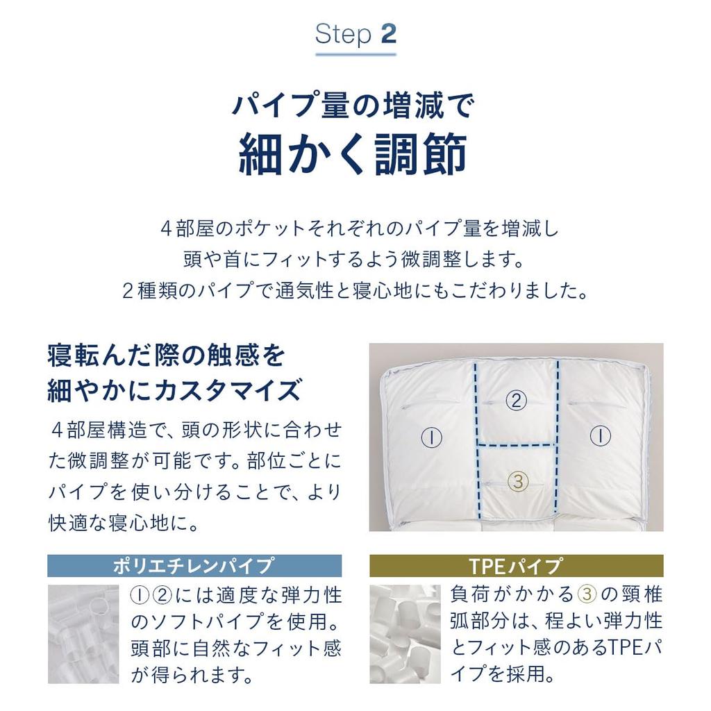 EMOOR Pillow Pillow Height Adjustable Function Hand Washable EMOOR LUXE Self-order