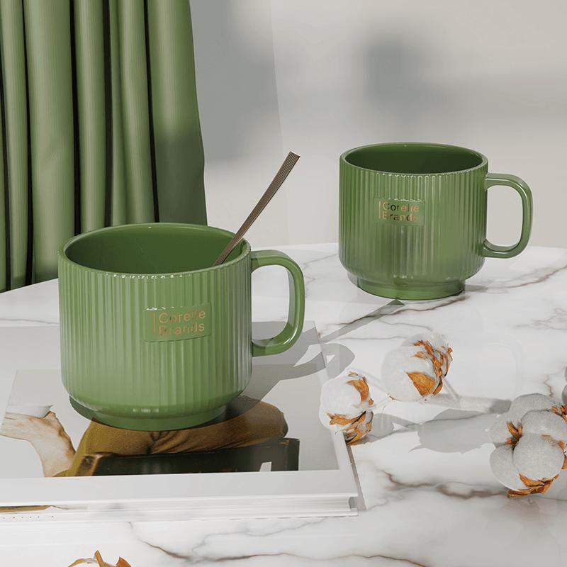 CORELLE Green Wonderland Mug Set