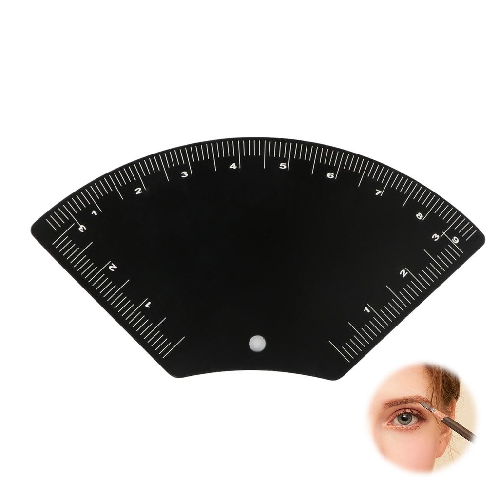 Multi Function Eyebrow Shaping Tool with Precise Measurement Guides Adjustable Brow Stencil for Symmetrical Brow Design