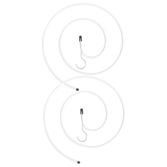 2ks spirálový stojan na sušení přikrývek nerezová ocel prostorově úsporné přikrývky ručníky spodní prádlo věšák na oblečení pro domácnost