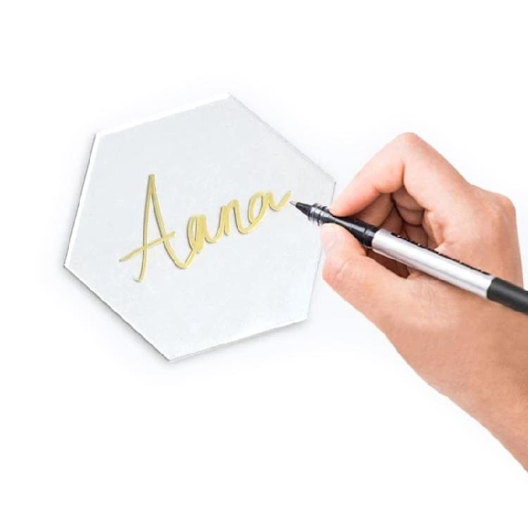 20/50Pcs Clear Acrylics Sheets 3Inch Hexagonal Sheets Hexagonal Acrylics Slices for Drawing Painting Handmade Craft