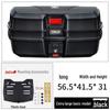 Black 45L Tail Box (Fits 2 Full Helmets) with Plastic Base