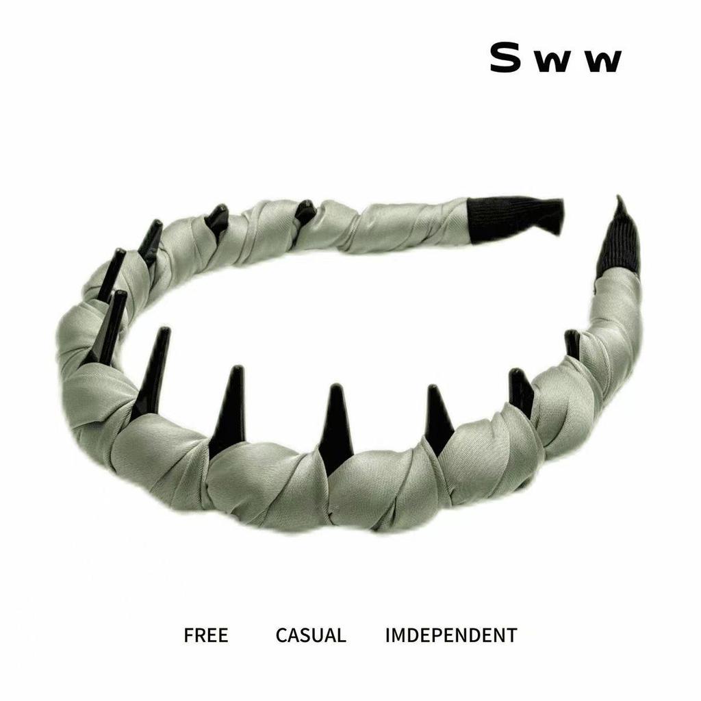 Retro Leopard Print Plush Headband - Non-Slip, Korean Style for Women, Perfect for Autumn and Winter Face Washing