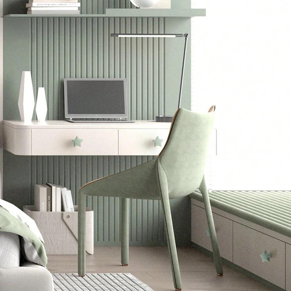 Children's Room Cabinet Knobs Ceramic Cabinet Handle Cartoon Clouds Star Cabinet Wardrobe Drawer Pull Handles for Kids Room