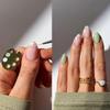 1/5 Pcs Fingertip Manicure Palette Ring Portable Nail Art Palette Nail Art Color Palette Finger Ring Manicure Tool