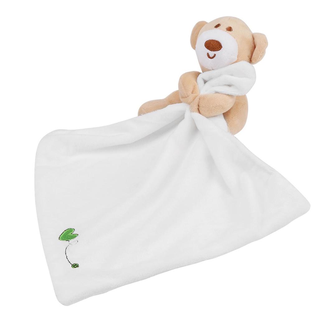 Härlig Björn Plysch Nappfilt Säkerhetsfilt Mjuk Baby Barn Leksak Nyfödd Gåva Rosa