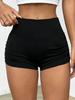 Nackte Dreipunkt-Hose, Yogahose, Damen-Sportshorts mit Kordelzug, Pfirsich-Po-Lifting-Fitnessshorts, Damen Sommer