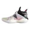 Sapatos de Basquetebol Li Ning Sonic 9 Masculino Ténis Preto Branco Rosa ABAR045-1