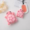 Süße Cartoon-Schildkröte Plüsch Brosche DIY Zubehör für Kinder Hüte Schals Haarspangen Taschen Dekoration