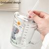 Kids Straw Cup With Lid And Handle Cute Glass Tumbler Baby Feeding Water Bottle Cartoon Glass Cup For Kids Drinkw