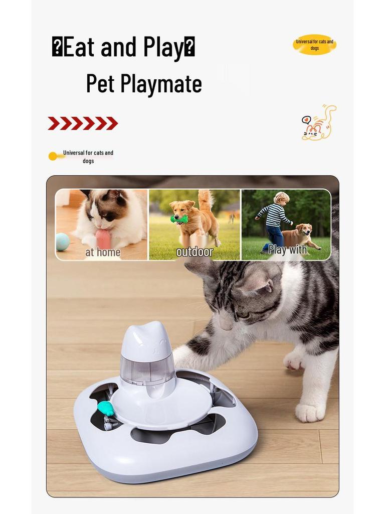 Pet Playmate: Automatic Smart Charging Teaser for Self-Entertainment and Decompression.