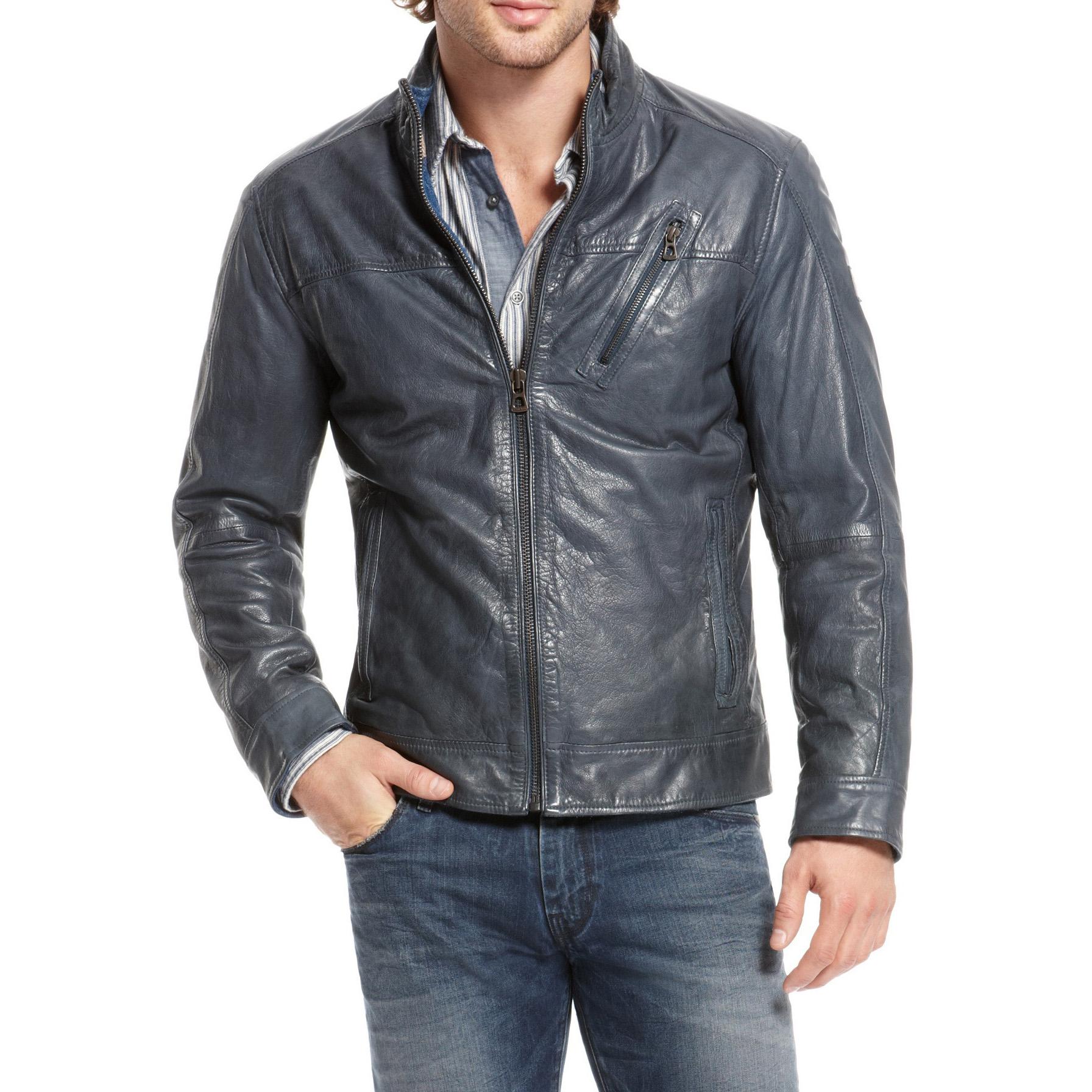 

SkinOutfit Men s Genuine Lambskin Gray Leather Jacket Stylish Motorcycle Bomber Biker Outerwear MJ 73 XXXL сірий колір