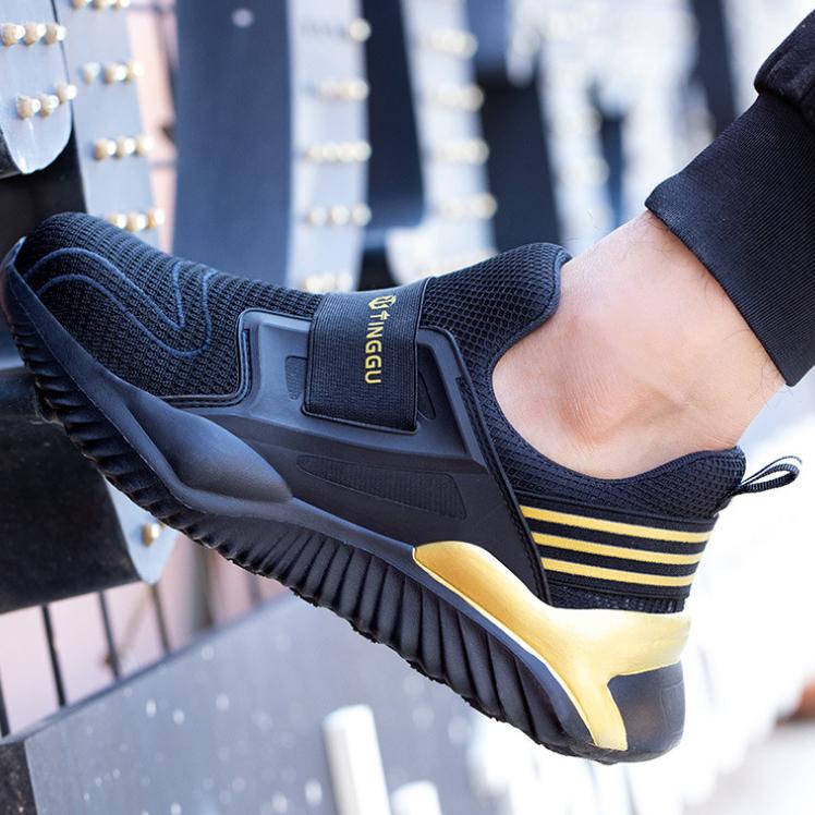 Защитная обувь Противоударная противопрокольная обувь для защиты труда Легкие — фото 10