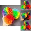 Farbenfroher Silikon-Koosh-Ball – Lebendiges Sinnesspielzeug, ideal für Autismus und Menschen mit besonderen Bedürfnissen
