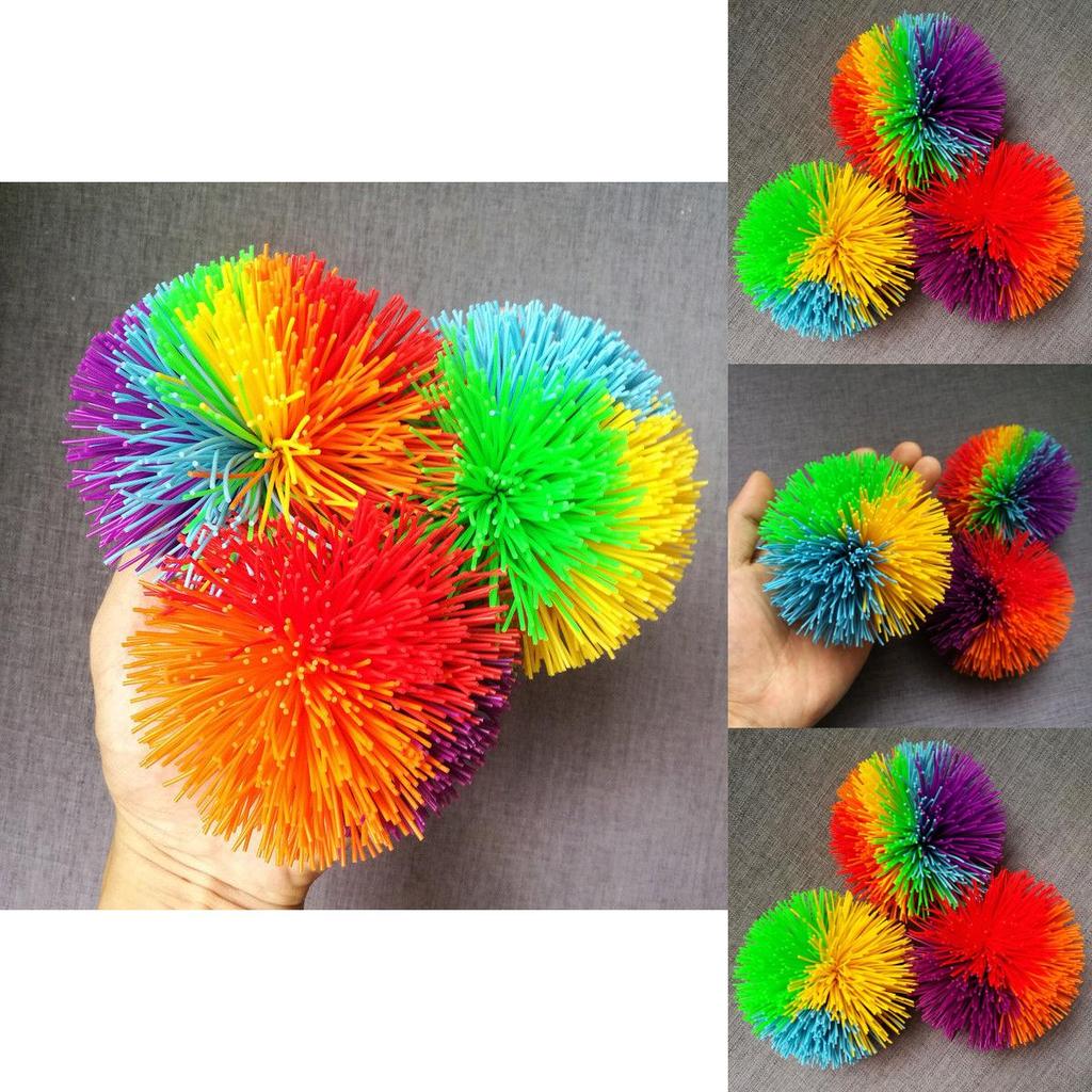 Colorful Silicone Koosh Ball Vibrant Sensory Toy Ideal For Autism And Special Needs