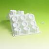 15 Cavity Wavy Lace Cylindrical Silicone Cake Mold Party Dessert Making Tools Mousse Cake Mold Kitchen Pastry Baking Supplies
