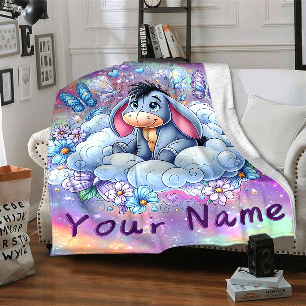 Custom Name "Space Adventure Winnie" blanket for Couch & Bed, Plush Cozy Fuzzy Blanket Super Soft & Warm Blankets for Fall and Winter. 0908427