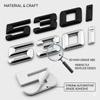 Nero Lucido 520i 530i 540i 520d 530d 540d Emblema Adesivo Badge Posteriore per Baule per BMW Serie 5 G30 F10 Accessori per Styling Auto