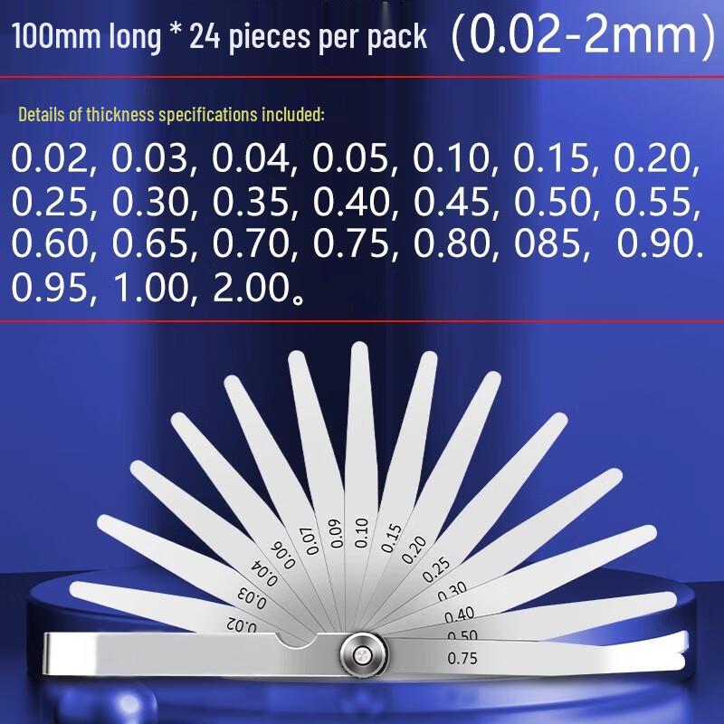 High Precision Spring Steel Feeler Gauge Set Other