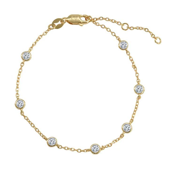 Korean Style Luxurious Zircon Diamond Bracelet for Women - Elegant, Versatile, and Exquisite Design